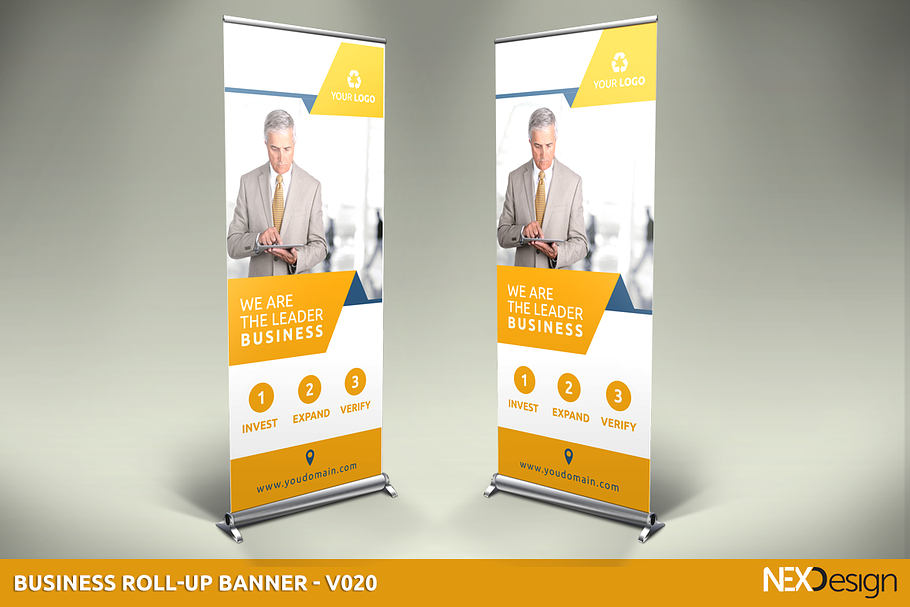 Business Roll-Up Banner - SK in Presentation Templates - product preview 8