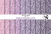 Seamless Lavender Glitter