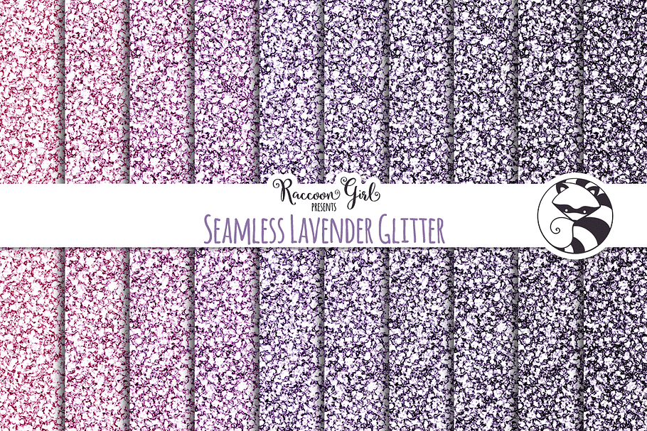 Seamless Lavender Glitter in Textures - product preview 8