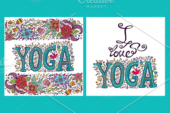 I love yoga! in Illustrations - product preview 1