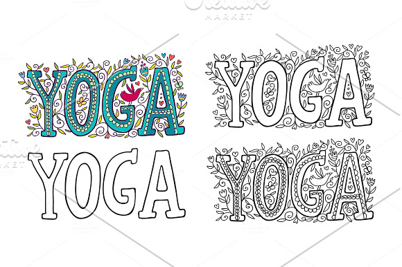I love yoga! in Illustrations - product preview 2
