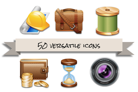 Versatile Desktop Icons + Bonus in Graphics - product preview 3
