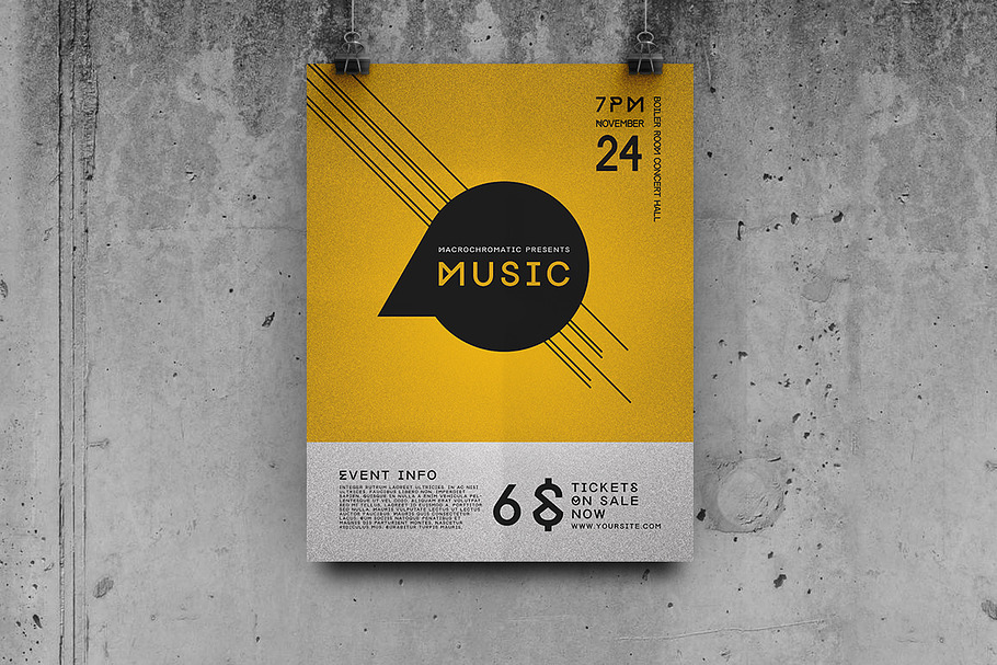 Concert - Flyer Template in Flyer Templates - product preview 8