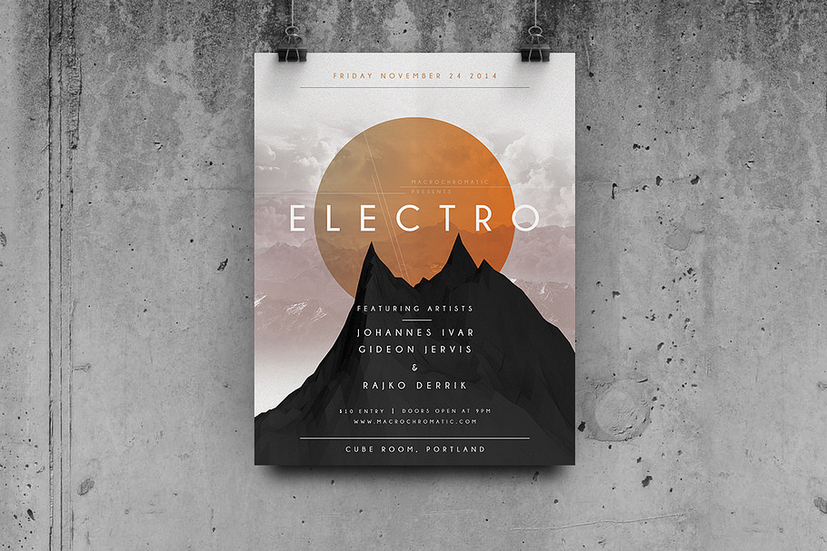Geometric Concert - Flyer / Poster in Flyer Templates - product preview 8