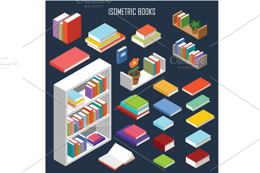 Vector isometric books