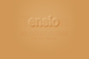 Ensio – 3D Countdown HTML Template