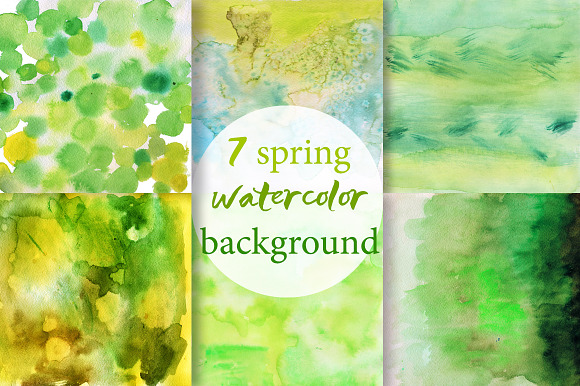 60 watercolor backgrounds in Textures - product preview 3