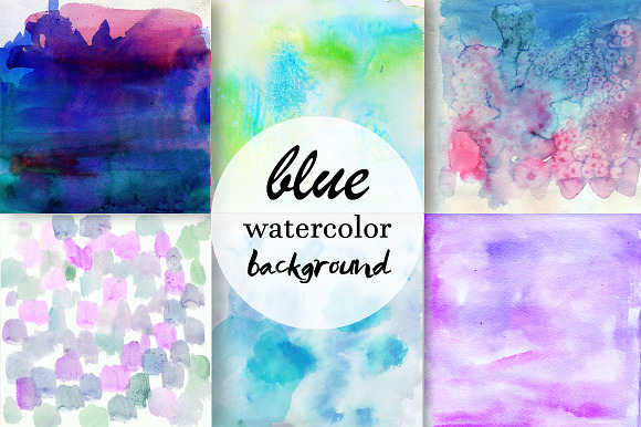 60 watercolor backgrounds in Textures - product preview 5