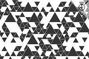 Triangular seamless vector patterns