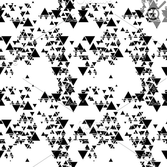 Triangular seamless vector patterns in Textures - product preview 1