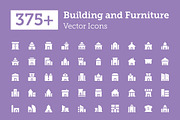 375+ Building and Furniture Icons 