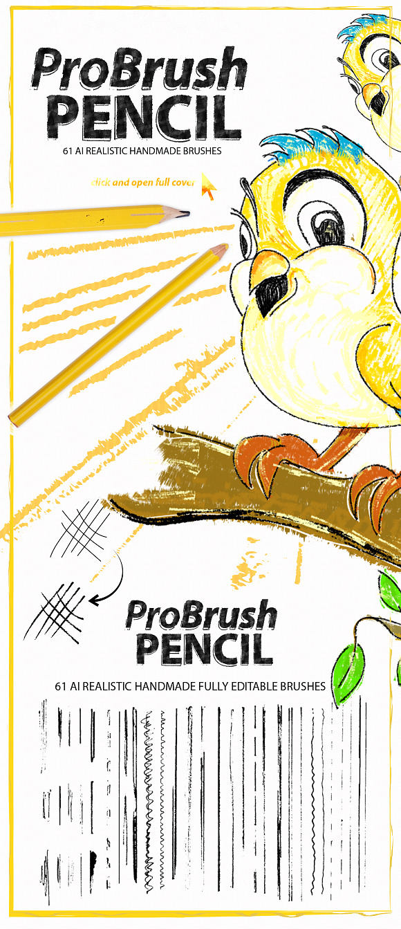 Pencil ProBrush™ in Photoshop Brushes - product preview 2