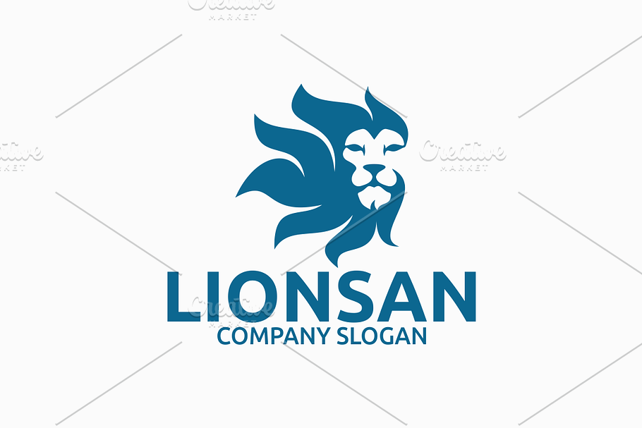 Lion San in Logo Templates - product preview 8