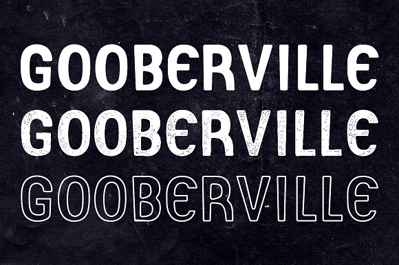 Gooberville Typeface in Display Fonts - product preview 1