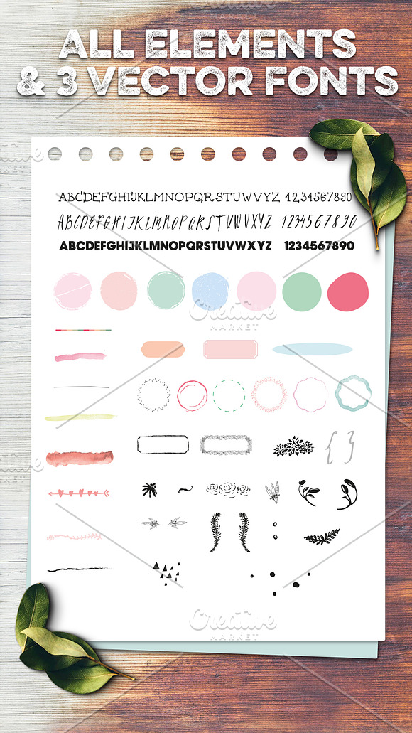 Girly Logos + Creation Kit w/ Fonts in Logo Templates - product preview 2
