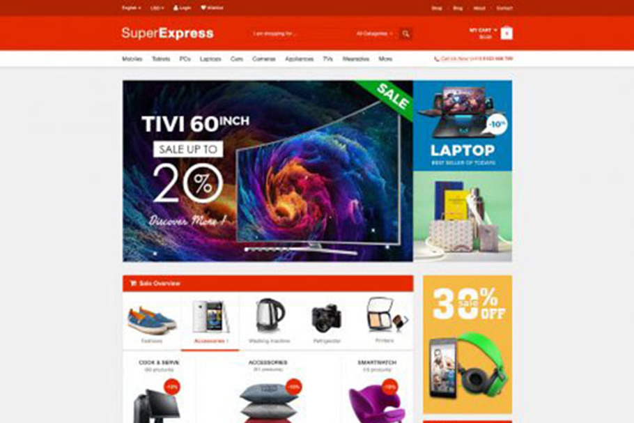 Express Responsive OpenCart Theme in OpenCart Themes - product preview 8