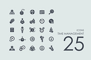 25 Time Management icons