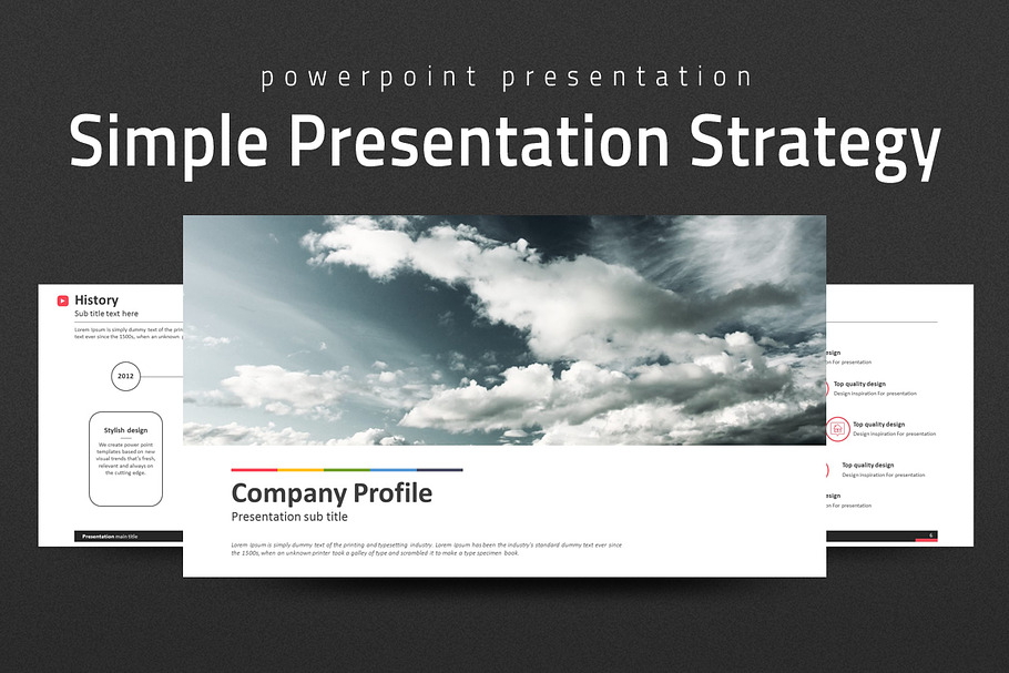 Simple Presentation Strategy in PowerPoint Templates - product preview 8