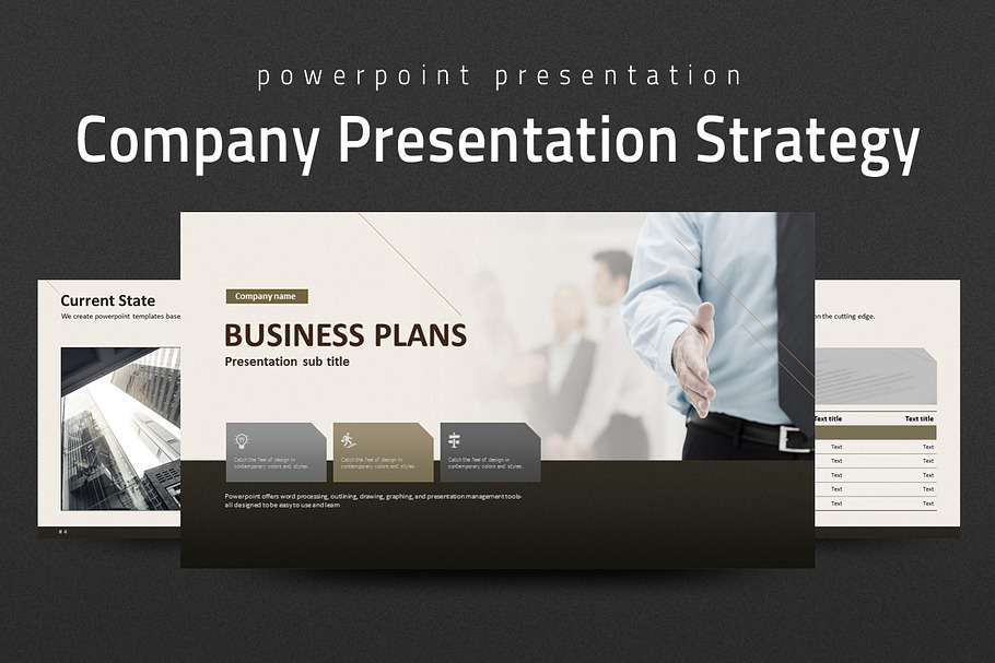 Company Presentation Strategy in Presentation Templates - product preview 8