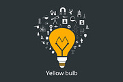 Yellow bulb