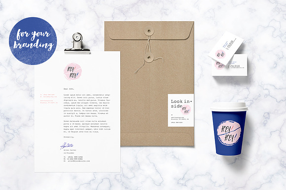 Girly Logos + Creation Kit w/ Fonts in Logo Templates - product preview 5