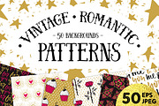 50 Valentine's Day Seamless Patterns