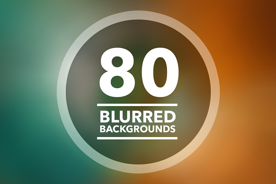 (SALE) 80 Blurred Backgrounds