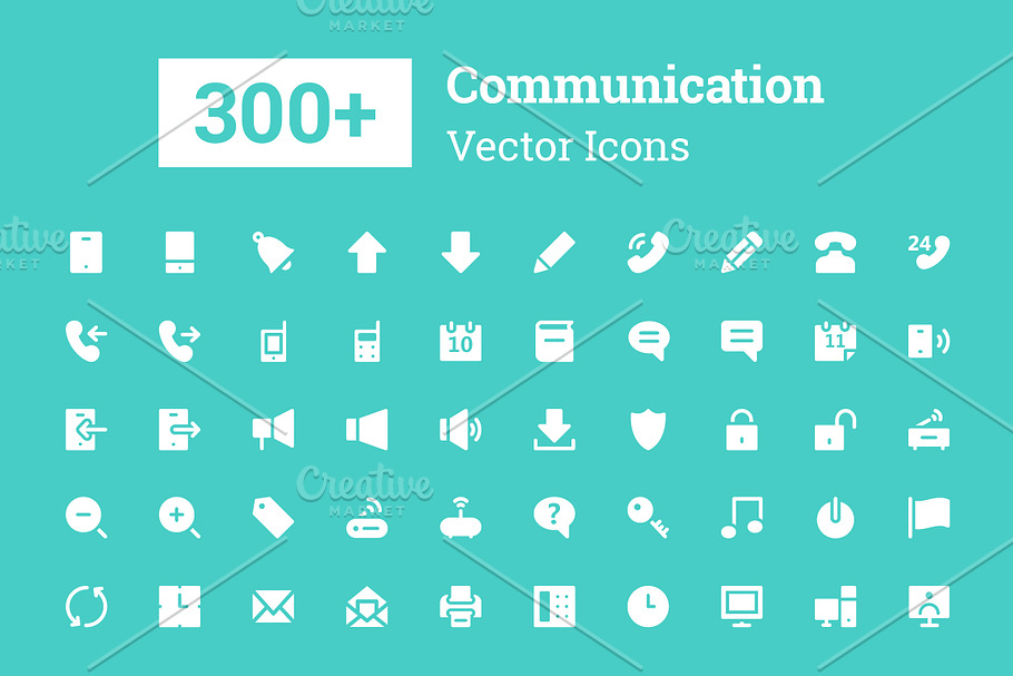 300+ Communication Vector Icons  in Graphics - product preview 8