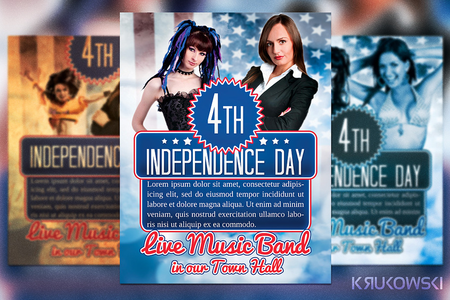 Independence Day Flyer in Flyer Templates - product preview 8