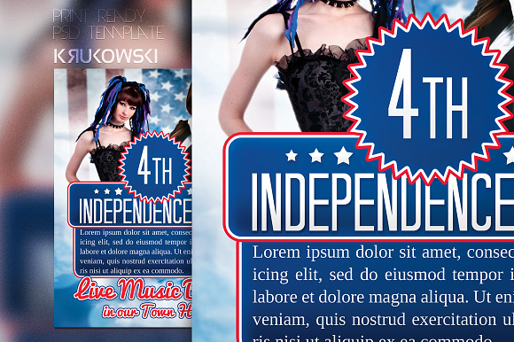 Independence Day Flyer in Flyer Templates - product preview 1