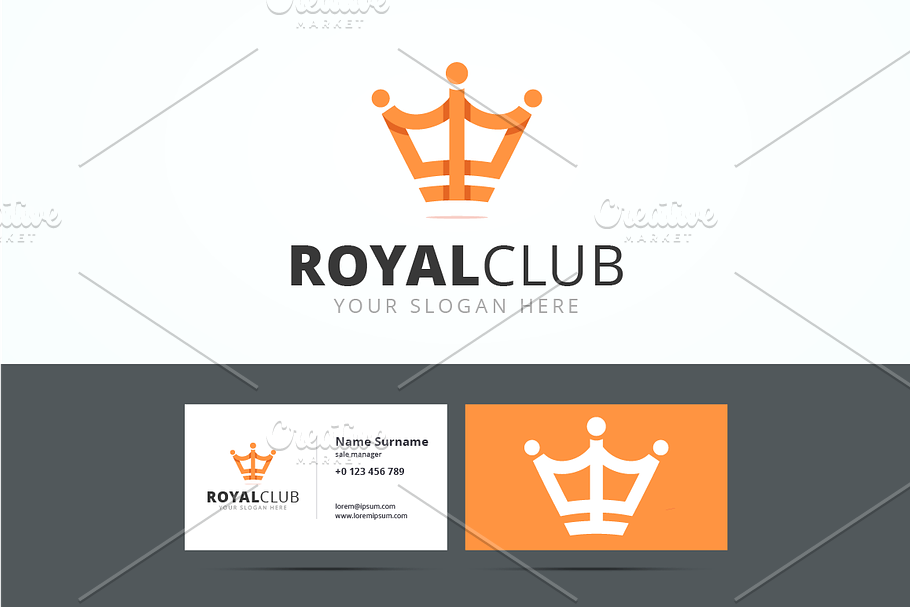 Royal club logo in Logo Templates - product preview 8