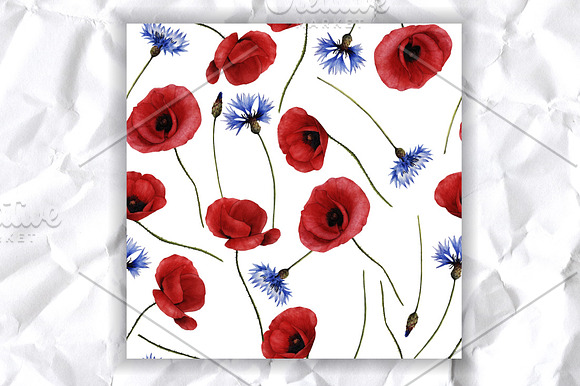 6 seamless floral patterns in Patterns - product preview 5