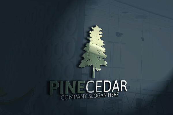 Pine Cedar Tree Logo 10 % discount