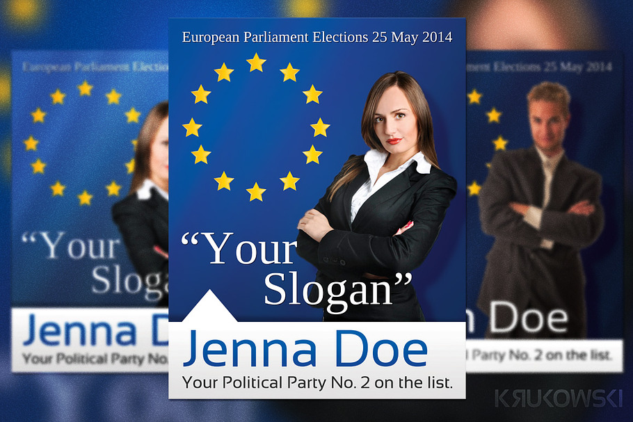 European Elections Flyer in Flyer Templates - product preview 8