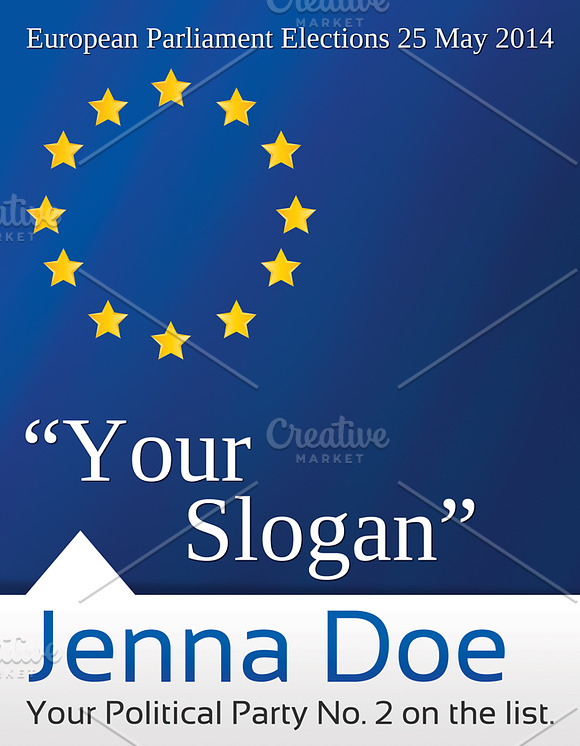 European Elections Flyer in Flyer Templates - product preview 2