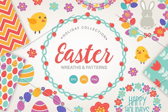 90% Off - Easter Big Bundle in Patterns - product preview 1