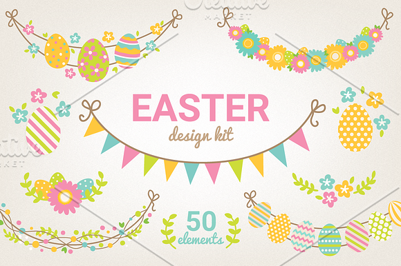 90% Off - Easter Big Bundle in Patterns - product preview 9