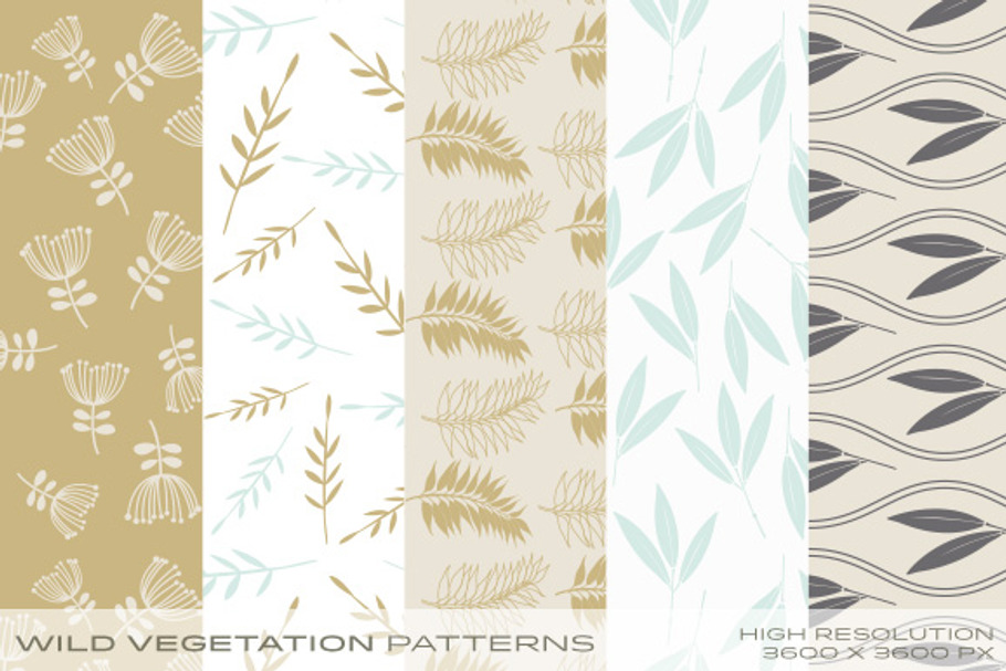 Wild Vegetation Patterns in Patterns - product preview 8