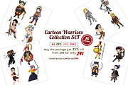 Ancient cartoon warriors set pack!