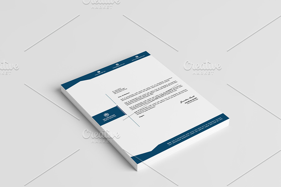 New Style Letterhead in Stationery Templates - product preview 8