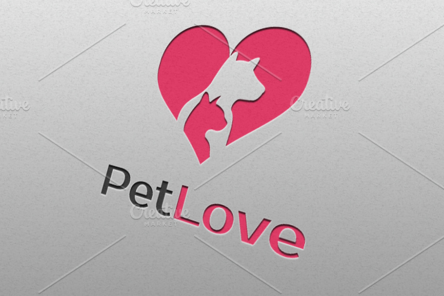 Pet Love Logo Templates