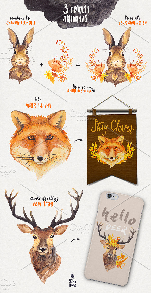 Golden Madness - Floral Pack in Illustrations - product preview 2