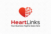 Heart Links Logo Template