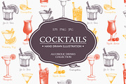 Vintage alcoholic drinks collection