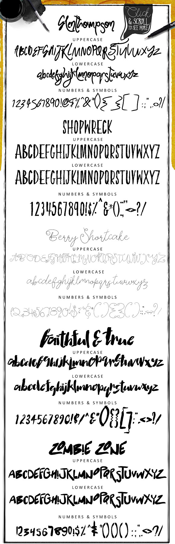 Bundle of Fonts 2 in 1  in Script Fonts - product preview 14