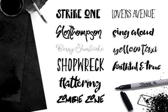 Bundle of Fonts 2 in 1  in Script Fonts - product preview 20
