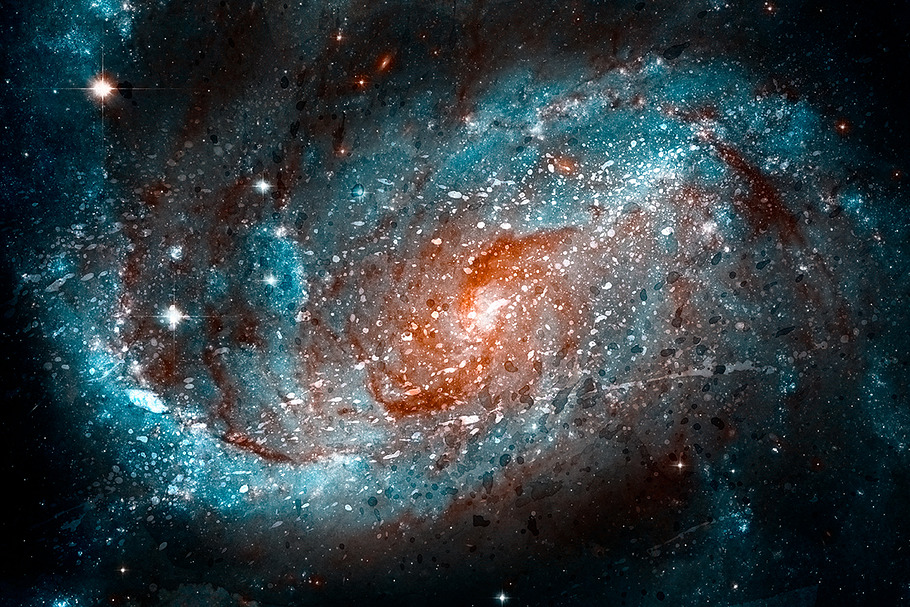 Acrylic Spiral Galaxy