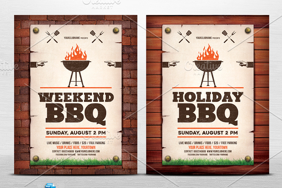 Holiday / Weekend BBQ Flyer