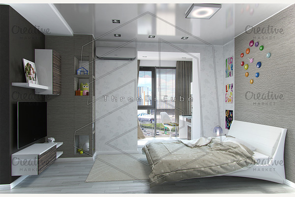 Kids bedroom interior design