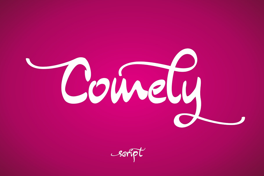 Comely in Script Fonts - product preview 8